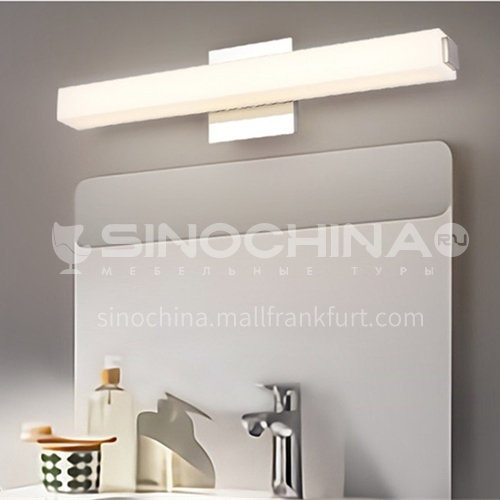 Anti-fog mirror lamp for bathroom and toilet simple modern bathroom wall lamp-JS-6490